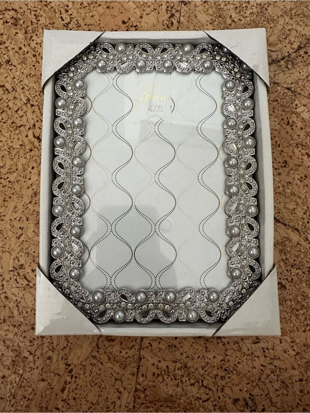 Sheffield Home Silver Pearl Decorative Wall Frame